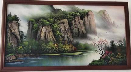 666!在六枝,有这样一位退役军人,能在石头上作画~~