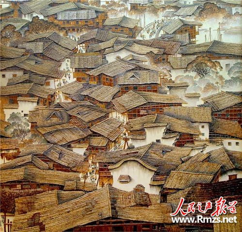 土家族画家百米砂石画长卷绘张家界风光,拟申报吉尼斯记录