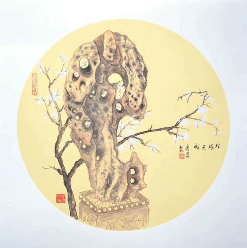 艺术先锋 水墨奇石作品 奇石节奉上