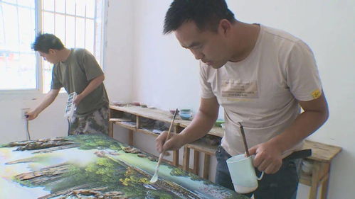 666 在六枝,有这样一位退役军人,能在石头上作画