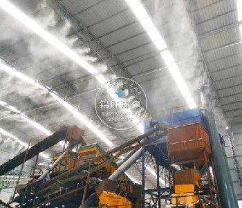 建筑工地高压雾喷除尘与砂石厂水雾降尘安装指南——以锦胜雾森砂石画为例