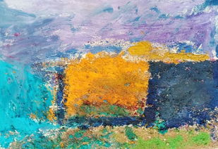 砂石为骨，颜料为魂 彩虹口袋四月画作中的星点春天