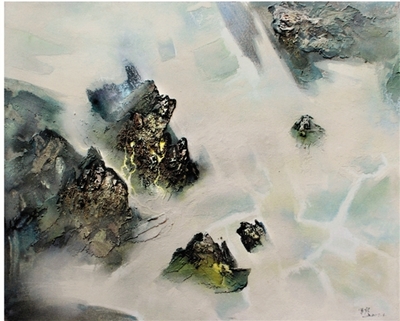 砂石画 大地艺术的东方诗意