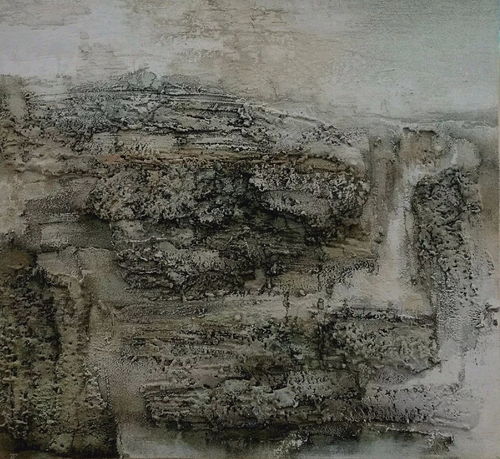 李军声 砂石画创始人，中国网络美术馆的艺术拓荒者