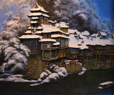 砂石为笔，绘尽湘西秘境——乾州古城里的无声诗篇