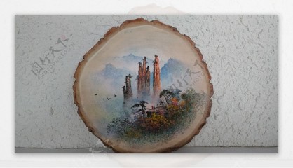 笔墨与砂石的对话 探秘御笔峰砂石画的艺术魅力